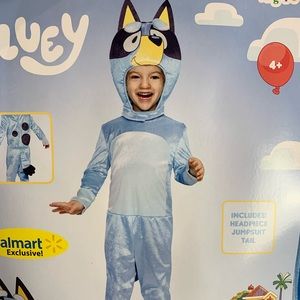 Kids Bluey Unisex Costume Small 4-6